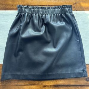 Loft Leather Skirt